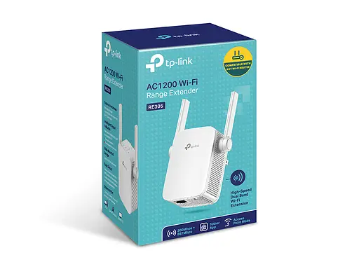 TP-Link Повторювач Wi-Fi сигналу RE305 AC1200 1хFE LAN ext. ant x2 - фото 7