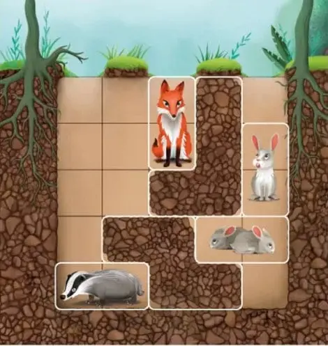 Настольная игра Smart Дорожная магнитная игра Подземные приключения или Где чья нора? (Down the Rabbit Hole) (укр.) (SGT290UKR) - фото 5