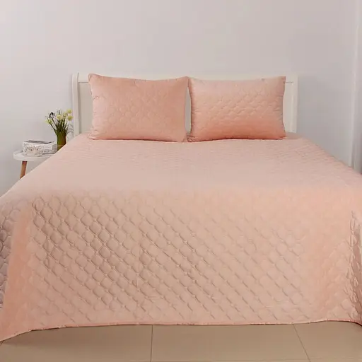 Покрывало ТЕП Velour пудровое 240 x 260 см (4-00518_09021) - фото 1