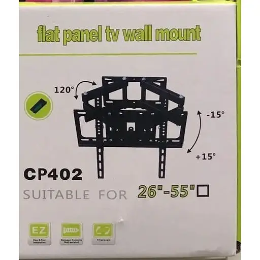 Похилий кронштейн-кріплення для телевізора Flat Panel TV Wall Mount СР402 26"- 56" Настінні кріплення для ТБ - фото 2