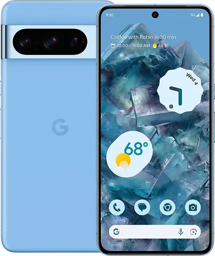 Смартфон Google Pixel 8 Pro 12/128Gb Bay (голубой) глобальная версия - фото 3