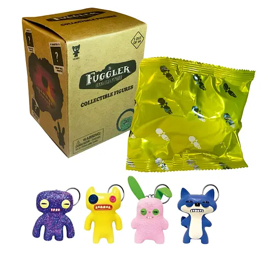 Фигурка-сюрприз брелок монстрик Fuggler 7 см, разные цвета (FL3091)