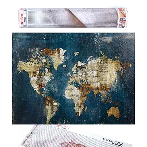 Набір алмазної мозаїки (вишивки) Cornix Art 40 x 30 см AY92 - фото 1