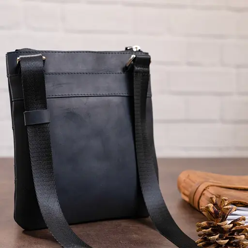 Сумка кожаная мужская SHVIGEL 19,5х22х1 см sum0012618 - фото 8