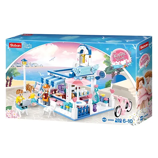 Конструктор Sluban Happy Diary Кафе на 289 деталей (M38-B0866) - фото 4