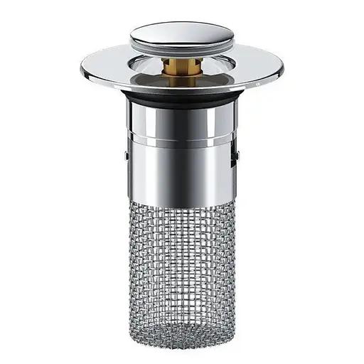 Пробково-прессовый фильтр для раковины, душа из нержавеющей стали с прыгающим сердечником, 1 шт