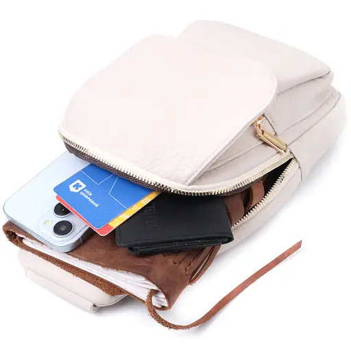 Женская сумка Vintage с одной лямкой через плечо из крупнозернистой экокожи 17х29х9 см sum0026949 - фото 9