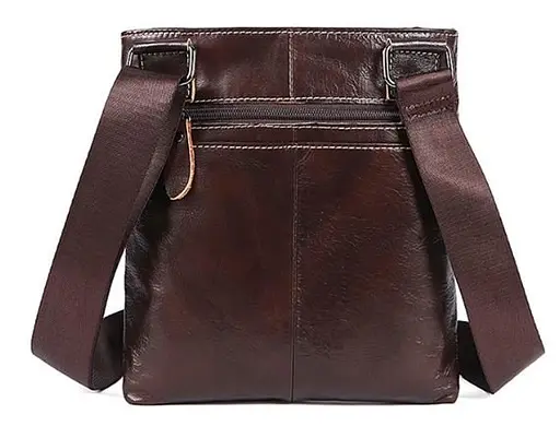 Сумка кожаная мужская Vintage 22,5х23,5х1,5 см sum0012797 - фото 2