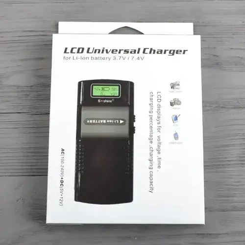 Универсальное зарядное устройство Soshine SC-M20 с LCD дисплеем (для фотоаппаратов, видеокамер) - фото 8