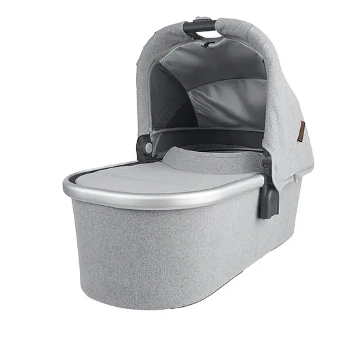 Люлька Uppababy Carrycot-Stella Grey Brushed Melange Silver Frame (0920-BAS-EU-STL) - фото 1