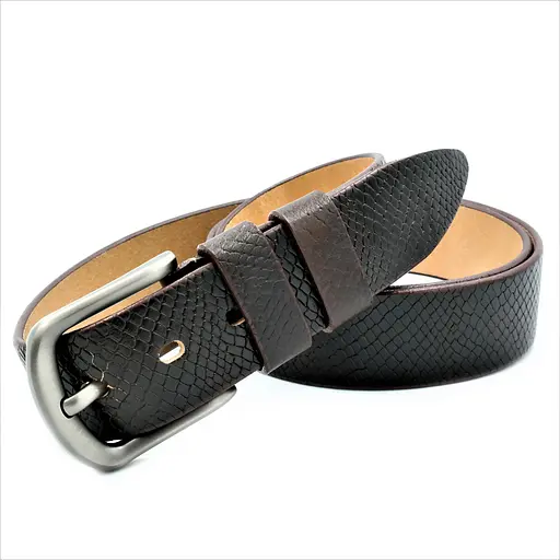 Ремінь шкіряний Weatro чоловічий 110-125х4 см acs0013796 - фото 3