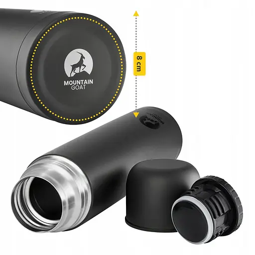 Термос Mountain Goat 1 л Black (P-5907739315762) - фото 2