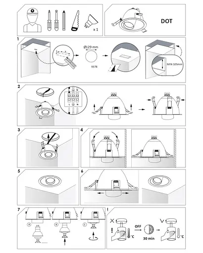 Точечный светильник Nowodvorski 9378 Dot - фото 2