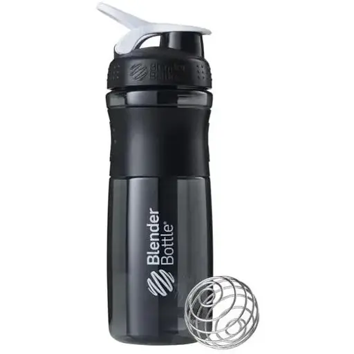 Шейкер спортивний BlenderBottle SportMixer Flip 28oz/820 мл Black/White (SM 28oz Black/White) - фото 1