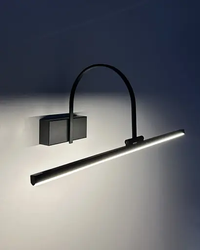 Настінний світильник Nowodvorski 11957 Artline LED S 1x4W 3000K 280Lm IP20 чорний - фото 4