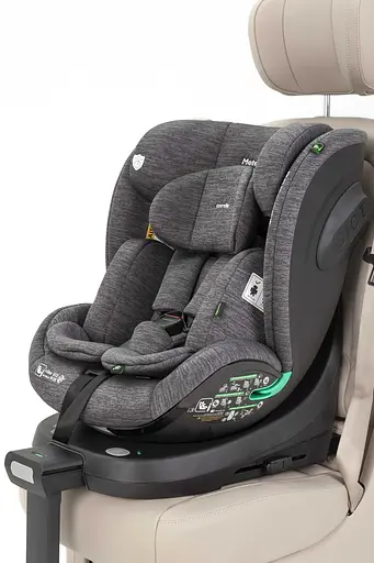 Автокрісло Carrello Meteorit CRL-16001 Marble Grey з поворотом, опорною стійкою - фото 3
