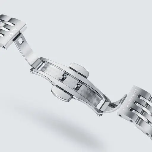 Часы мужские наручные Carnival Patent (Серебристые) - фото 9