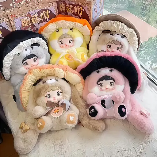 Колекційна м'яка іграшка Pop Top Hi Toy серії "Nommi" - Грибочки 400% (32 см, в ас.) - фото 4