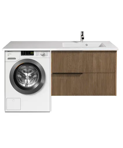 Тумба Мойдодир Grace 80-A Adam 140 R підвісна з крилом над пральною машиною - фото 4