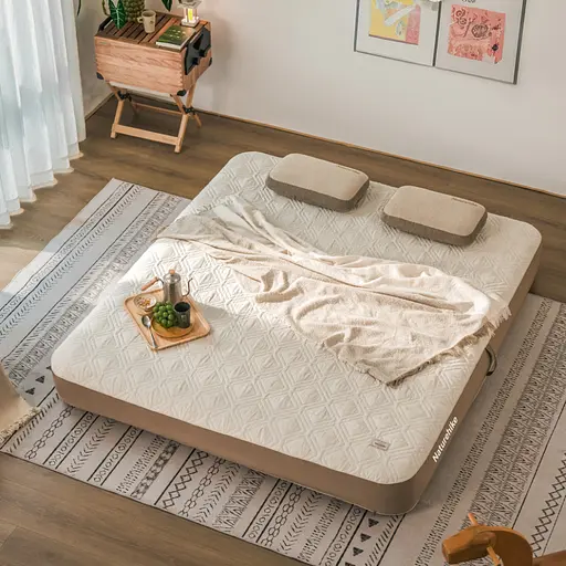 Матрас надувной двухместный Naturehike CNK2450WS023, 250 мм, бело-коричневый. - фото 3