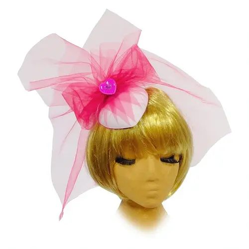 Капелюшок Pinky з вуаллю - фото 1