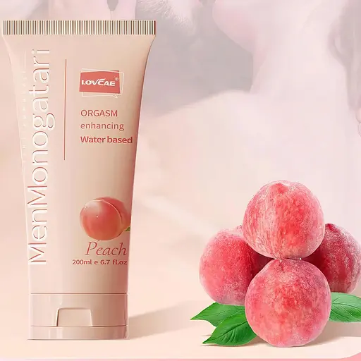 Зволожуючий гель-лубрикант MenMonogatari анальний з ароматом персику 200 мл - фото 2