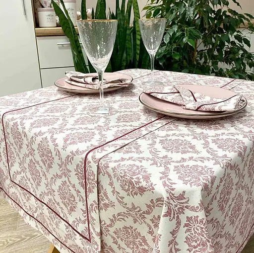 Серветка Прованс Avantime, 40х40 см, Версаль, бордо (17315) - фото 3