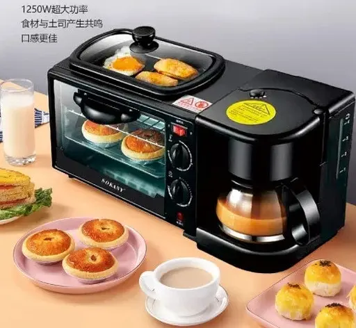 Мініпіч Sokany SK-145 7л кавоварка, духовка, гриль 3 в 1 - фото 8