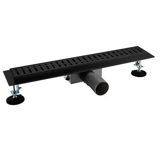 Душевой трап Gappo 70х700 мм, нержавеющая сталь, черный G87007-36 - фото 1