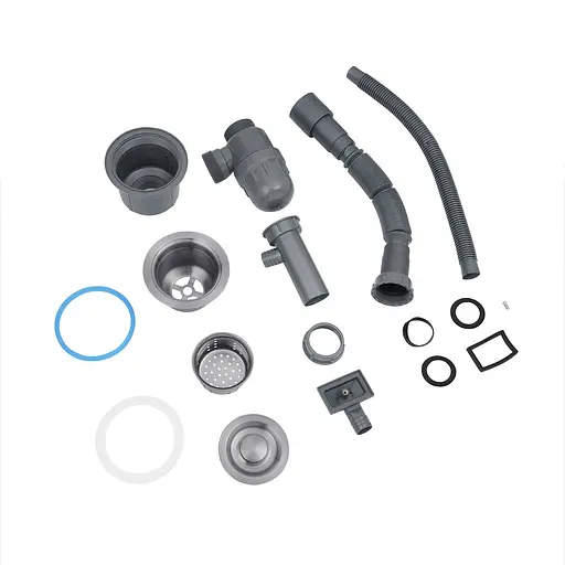 Кухонная мойка Kroner KRP Schwarze - 7849RHM PVD (3,0/1,0 мм) (CV025279) - фото 9