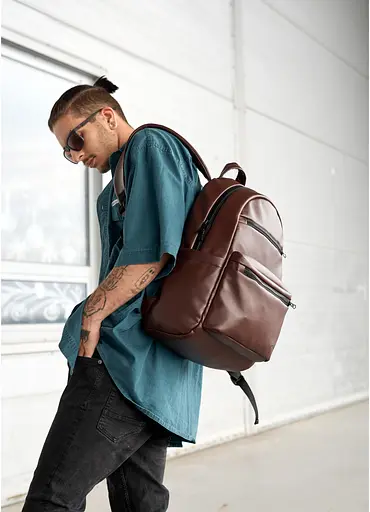 Мужской рюкзак Sambag ZARD LKT шоколадный 46 х 28 х 13 см (25058020m) - фото 1