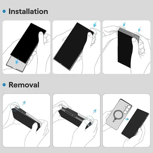 Чехол Pitaka MagEZ Ultra-Slim Classic Twill 600D для Samsung Galaxy S25 Ultra Black/Grey (KS2501U) [128411] - фото 11
