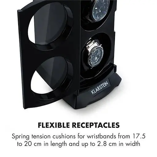 Ротомат ящик для автоподзавода часов Klarstein St. Gallen Premium черный (10032887) - фото 9