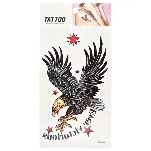 Временная татуировка Ever victorious Tattoo 1020-HM568