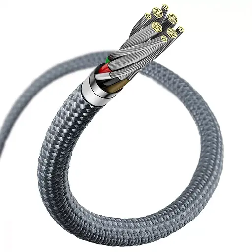 Кабель Baseus Dynamic Series Fast Charging Data Cable Type-C to iP 20W 1m Slate Gray - фото 6