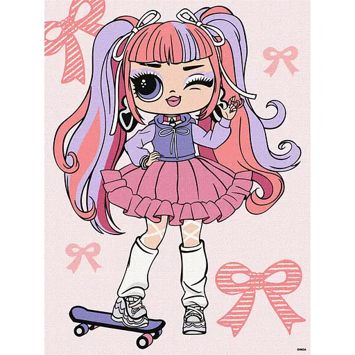 Картина за номерами "L.O.L. Surprise! Tweens Ali Dance" Ідейка KHO6282, 30х40 см - фото 1