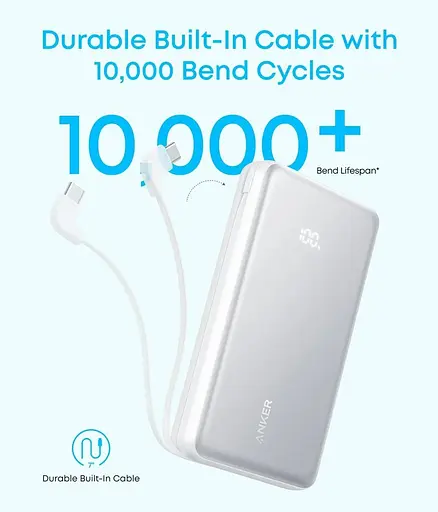 Повербанк Anker Zolo 22.5W чорний 20000 mAh - фото 3
