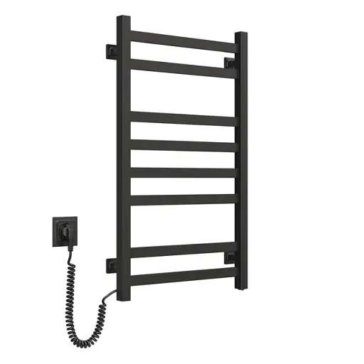 Рушникосушка електрична Авангард 480х800, ліва, чорний муар - фото 2