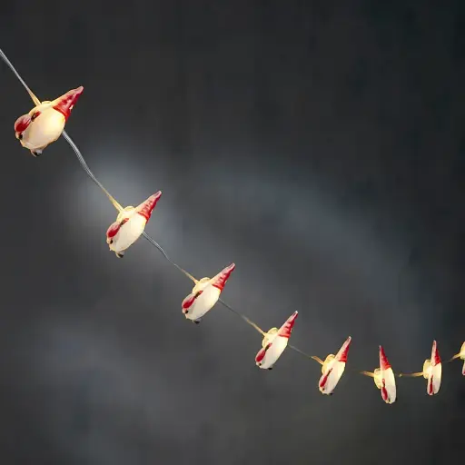 Гирлянда-струна Luca Lighting Санта с таймером 10 лампочек 1.3 м классический белый (8720967822850) - фото 2