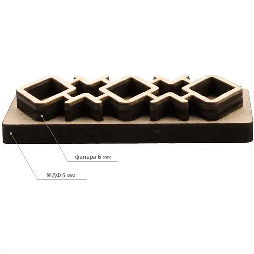 Штамп для вибійки Rosa Talent №10 Геометрія 7x3см - фото 2