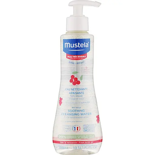 Очищаюча рідина Mustela No Rinse Soothing Cleansing Water для чутливої шкіри 300 мл - фото 1