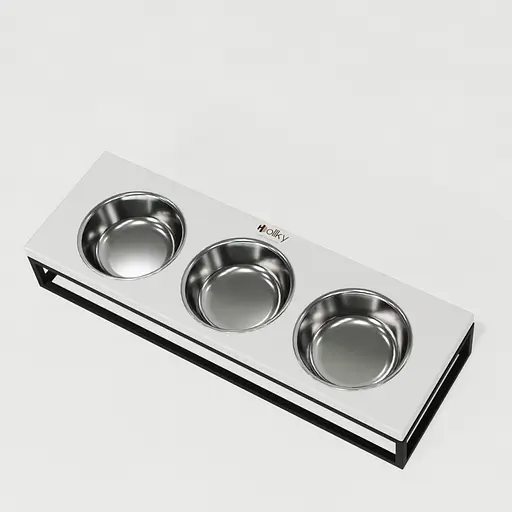 Hollky Base Bar — три миски на підставці (3 × 0,45 л) - фото 6