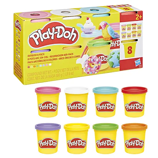 Набір маси для ліплення Hasbro Play-Doh 8 баночок (G0513_G0691)