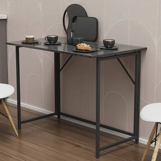 Розкладний стіл Моріс Ferrum-decor 750x1000x600 Чорний метал ДСП Сосна Кембра 16 мм (FRD-104671)