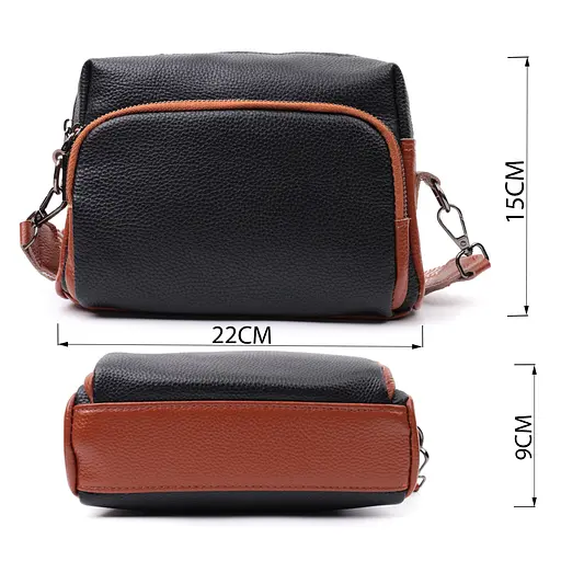 Кожаная женская сумка Vintage 22х15х9 см sum0026542 - фото 3