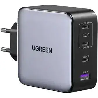 Зарядное устройство для Ugreen 200W GaN Nexode X764 4 порта 1U+3C (UGR-35539) EU вилка серый - фото 1