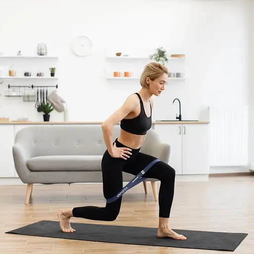 Набор резинок для фитнеса Gymtek 0,5-30кг синий - фото 3