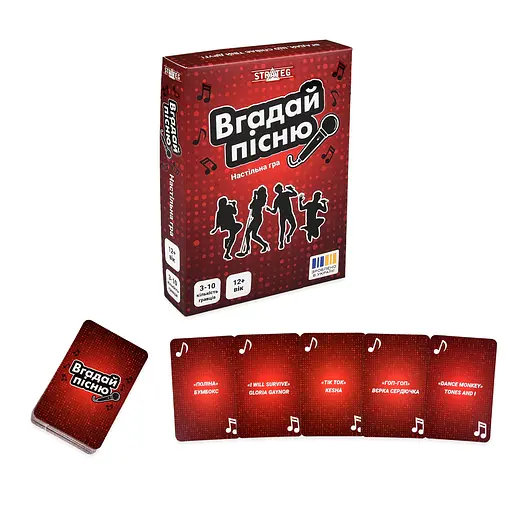 Настільна гра Strateg Вгадай пісню (30947) - фото 5