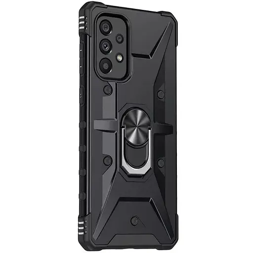 Ударостійкий чохол Pathfinder Ring для Samsung Galaxy A33 5G Чорний / Black - фото 2