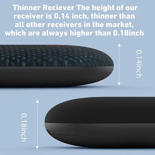 Локатори SIMJAR Basic Key Finder з більш тонкими приймачами та вдосконаленим тканинним пультом дистанційного керування, 80 дБ+ - фото 2